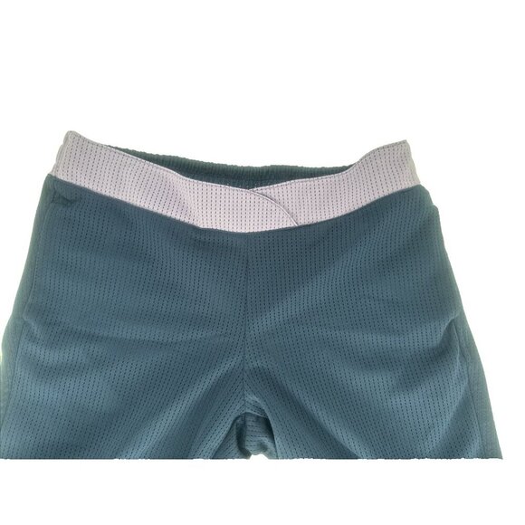 Nike Girls Youth Mesh running Capri Pants Lined Navy lavender Size XL 16 - Picture 11 of 14